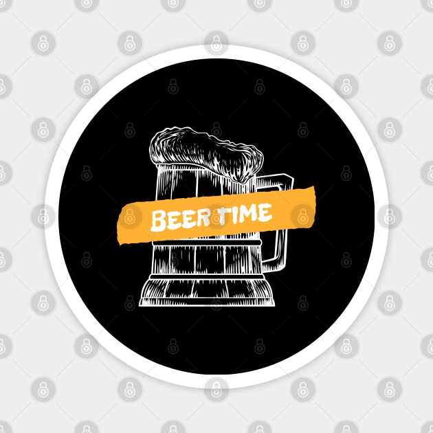 Beer Time Magnet by BeerShirtly01